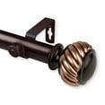 thumbnail image 2 of Central Design 100-46-1609 1 in. Dia. Swivel Curtain Rod, Bronze - 160-240 in., 2 of 2