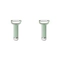 thumbnail image 2 of Pelador de frutas Bewildely rebanador de cocina acero inoxidable colgante mano afilador reutilizable Verde 2Conjunto, 2 of 6