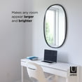 thumbnail image 2 of Umbra Hub Oval Wall Mirror, 2 of 8