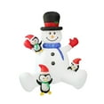 thumbnail image 4 of Christmas Inflatable Snowman ,Christmas Snowman ,Outdoor Decorations, 4 of 9
