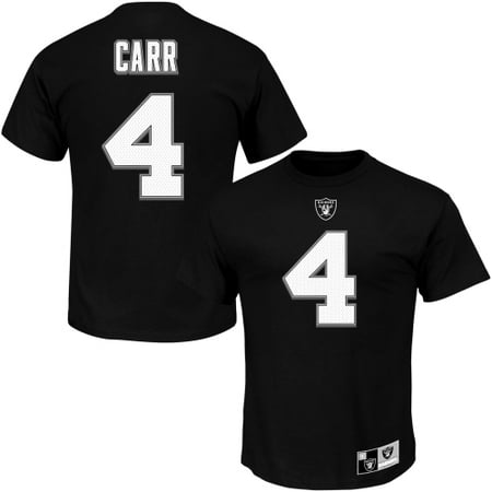 Derek Carr Oakland Raiders Majestic Big & Tall Eligible Receiver Name and Number T-Shirt -