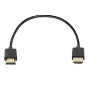 Cmple - 2 Pack High Speed HDMI Cable 1.5 ft 4k@60Hz Ultra Thin HDMI 2.0 Cable 4k HDMI Cable, ARC, 3D, 4k HDMI Cord - Flexible