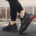 thumbnail image 2 of Zapatos de otoño para hombre, zapatos de malla voladora para hombre, zapatos deportivos casuales para hombre, zapatos de moda para hombre de gran tamaño, 2 of 5