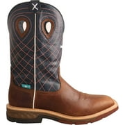Twisted X Mens Waterproof Cellstretch Western Work Boot Soft Toe Brown 13 D(M) US