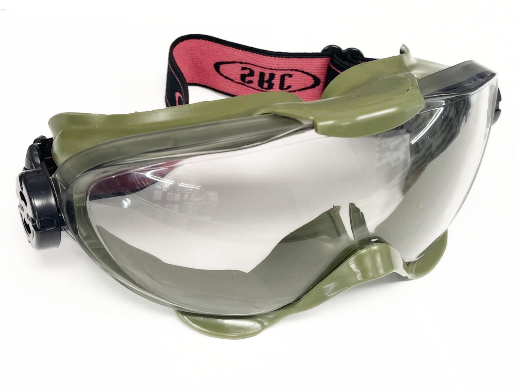 SRC Airsoft Anti-Fog Goggles Full Sealed Protective Shooting Safety Glasses - OD Green