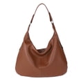 thumbnail image 1 of Bolso Hobo Elegante Mano Suave Y Holgado Hombro PU para Mujer Retro, 1 of 9