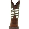 thumbnail image 3 of Durango Army Green USA Print Western Boot, 3 of 7