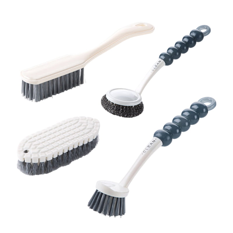 Portable Lightweight No Scratch Hands Cleaning Brush with a Comfortable Grip for Clothes Underwear Shoes Clean Tool XGao Scrubbing Brush 2pcs Plastic Soft Laundry Clothes Shoes Scrub Brushes 