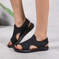 thumbnail image 4 of Vedolay Platform Sandals Sandals for Women Comfy Orthotic Anti-Slip Breathable Platform Wedge Sandals,Gray 7, 4 of 5
