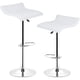 thumbnail image 1 of 4 Taburetes de Bar, Asiento de cocina regulable, Banqueta de piel sintética, Fácil de Montar - Blanco esquí esquí Gafas de esquí, 1 of 5