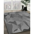 thumbnail image 2 of Ahgly Company Indoor Rectangle Patterned Gray Dolphin Gray Area Rugs, 5' x 7', 2 of 6
