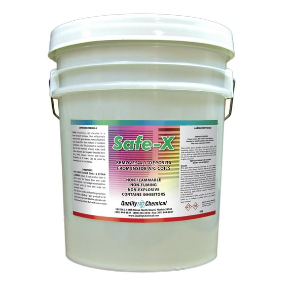 Safe-X Acid-based Coil Cleaner - 5 gallon pail