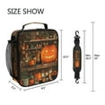 thumbnail image 5 of 10.5X9.5in Square Insulated Lunch Bag Leak-proof Lunch Box for Outdoor Work Picnic Halloween Grocery, 5 of 6