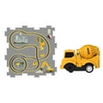 thumbnail image 2 of Juego de rompecabezas de vías para niños, vehículo de juguete , pista de juguete, bloques de construcción, carril, juguetes de construcción B rompecabezas de 4 piezas, 2 of 7