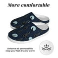 thumbnail image 6 of Lsque Night Forest Wolf Pattern Womens Comfort Cotton on Scuff With Memory Foam and Anti-skid Sole Slipper-40/41, 6 of 7