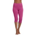 thumbnail image 2 of Pink Leggings for Women's Yoga Scrunch Butt Lifting Leggings Workout Running Gym Slim Pants Woman Pants Clearance, 2 of 4