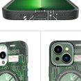 thumbnail image 6 of Compatible with iPhone 15 Luminous Case Glow in The Darkness Noctiluncent Fluorescent Case with Wireless Charging for Women Men Slim Soft Bumper Protector Shockproof Phone Cover, Green, 6 of 8