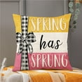thumbnail image 6 of SPOORYYO Spring Printed Pillow Cover with Zipper, Polyester Cushion Cover for Sofa Decor, 6 of 6