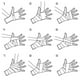 thumbnail image 3 of Vendas de boxeo, muñequeras, tejido transpirable, acolchado Sesolution Fit, equipo de entrenamiento profesional, protección contra golpes, absorción de impactos, equipo para deportes de, 3 of 8