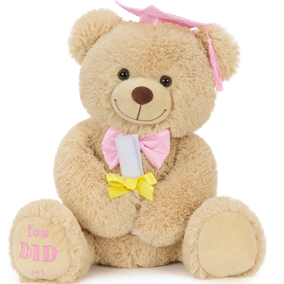 MaoGoLan 18'' Graduation Bear Stuffed Animal Stuffed Teddy Bear With Graduation Cap And Diploma Teddy Bear Plush Toy