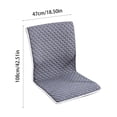thumbnail image 3 of Linen Cottons Office Chair Cushion Ones Piece Seat And Backrest Pad Non Slide Bottom For Long Sitting At Desk Computer Chair, 3 of 6