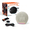 off-white, variant on xxdz 5th Gen Portable Smart Speaker with Clock & RGB Lights, Wireless Subwoofer Base, Surround Stereo Sound, Compatible with Desktop & TV