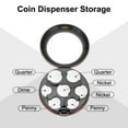 thumbnail image 3 of Uxcell Coin Dispenser Storage, Portable Change Sorter Aluminum Case, Red, 3 of 6