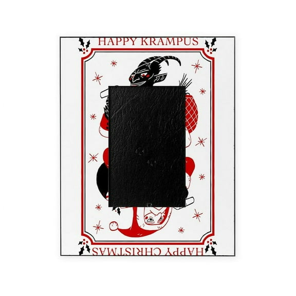 CafePress - Happy Christmas Krampus - Decorative 8x10 Picture Frame