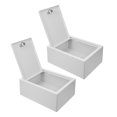 thumbnail image 1 of KALLORY 2Ud Caja Para Leche Plástica Con Cerradura Y Protección Antirrobo Exterior, 1 of 7