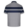 thumbnail image 3 of Felirenzacia Big and Tall Men’s Performance Polo Shirt, Short Sleeve Moisture Wicking Quick Dry Golf Shirt, Gray,S, 3 of 5