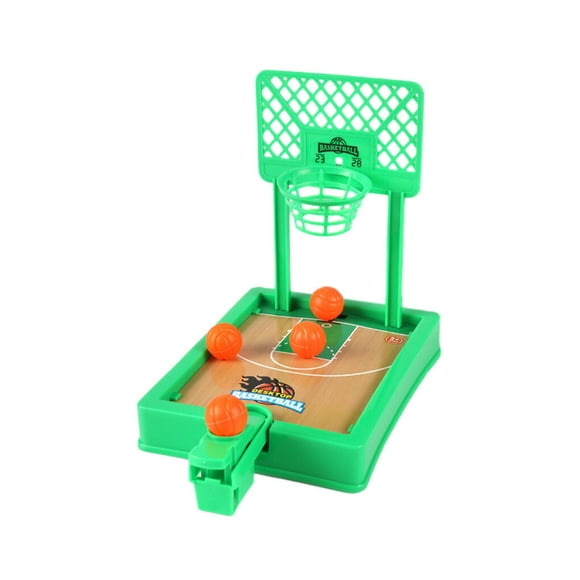 Jeu de Société d'Été Chaud pour Bureau Basketball Jeux de Société pour Mini Machine de Tir Jeux de Sport Interactifs pour Enfants Adultes Vert