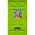 thumbnail image 2 of Carolines Treasures LH9291DS1216 Airedale Winter Snowflakes Holiday Wall or Door Hanging Prints 12WX16H multicolor, 2 of 2