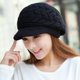 thumbnail image 3 of Gorro informal de punto cálido de invierno para mujer con visera MFZFUKR CPB-YY994-1, 3 of 5