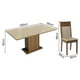 thumbnail image 2 of Juego de Comedor MADESA Francine Mesa Tablero de Vidrio 6 Sillas Crema/Marrón/Beige, 2 of 8