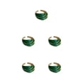thumbnail image 1 of Qarigey Chica anillo decoración moda apertura nudillo anillos cumpleaños Navidad regalo joyería para compromiso celebración verde Type2 NO2 Qarigey  CBP315835, 1 of 6