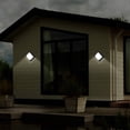 thumbnail image 3 of Aplique LED de pared moderno para exteriores, impermeable, de aluminio y acrílico, blanco frío (cuadrado, blanco frío)., 3 of 5
