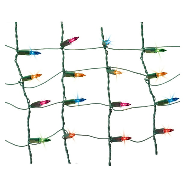 Holiday Time 200Count MultiColor High Density Net Christmas Lights