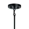 thumbnail image 2 of Kichler Erzo 35.5" Wide 8-Light Black Finish Modern Ring Chandelier, 2 of 12