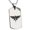 Silver, variant on Stainless Steel Zeus Greek God of Sky Engraved Dog Tag Pendant Necklace