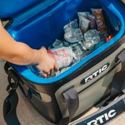 RTIC 20-Can, 15 Qt, Ultra-Tough Soft Cooler, Leakproof, Waterproof, Black