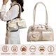 thumbnail image 3 of Bolso Sencillo Hombro Piel para Mujer Con () Blanco, 3 of 9