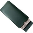 thumbnail image 1 of PU Leather Wireless Keyboard Sleeve Travel Keypad Pouch Storage Bag Shockproof Protective Case for Logitech K380 Dark Green, 1 of 6