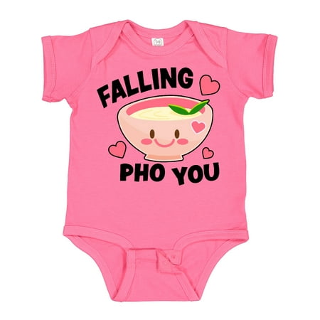 

Inktastic Falling Pho You with Cute Pho Bowl Gift Baby Boy or Baby Girl Bodysuit