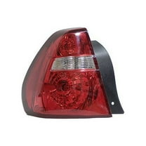 Left Driver Side Tail Light Assembly - Compatible with 2004 - 2008 Chevy Malibu 2005 2006 2007