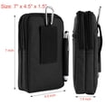 thumbnail image 5 of Multipurpose Vertical Smartphone Pouch Cell Phone Holster with Belt Loop Waist Pouch Bag for Men Women iPhone 11 Pro Max Xs Xr X 8 7 Plus Galaxy Note 20 S20 S10 Note 10 Plus, 5 of 7