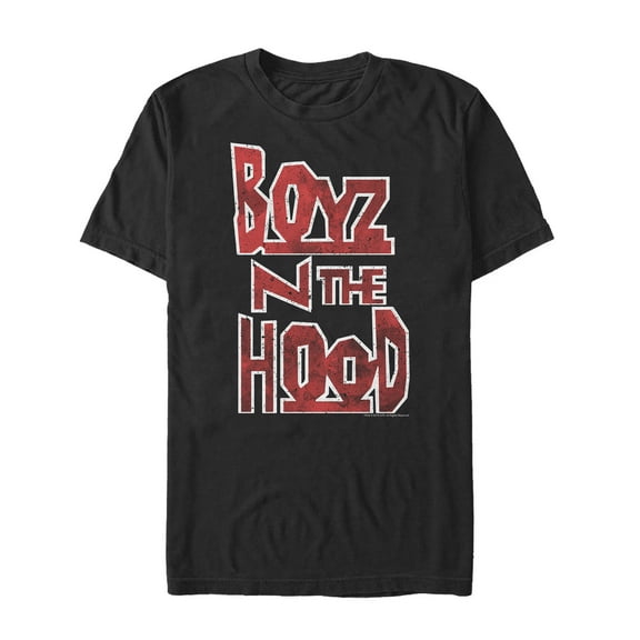 Men's Boyz n the Hood Scrawl Logo Graphic Tee Black 5X Large