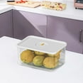 thumbnail image 6 of Plastic Refrigerator Storage Container with Lid - 780ml Stackable Food Grade BPA-Free Organizer for Fruits Vegetables Meat - Airtight Space Saving Transparent Fridge Bin for Kitchen Organization, 6 of 6