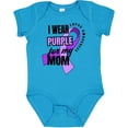 thumbnail image 3 of Inktastic I Wear Purple for My Mom Lupus Awareness Boys or Girls Baby Bodysuit, 3 of 5
