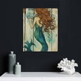 thumbnail image 4 of MLJA Mermaid Wall Art Motivational Mermaid Canvas Prints Painting Ocean Theme Little Sea Life Pictures Framed Artwork Home Decor for Bathroom Dining Living Room, 4 of 4
