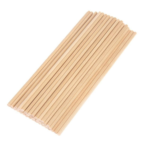 50 pack balsa wood bar stick wooden stick wooden sticks round sticks  20x.05cm